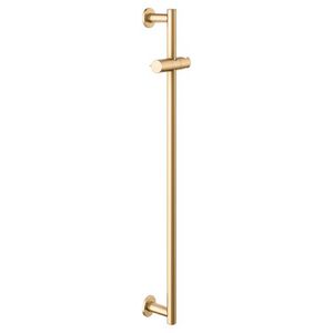 Douchestang rond doucheglijstuk 855mm messing geborsteld