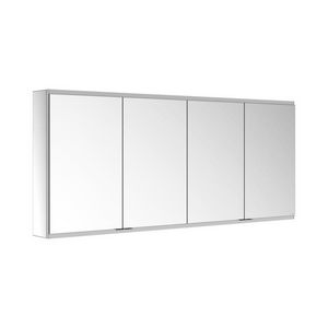 Spiegelkast/onverlicht Voorb/2wcd/2usb/1700x700x160mm zilv