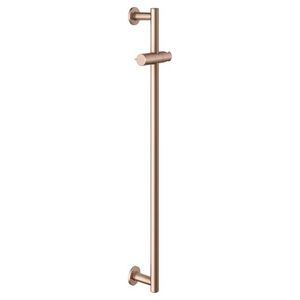 Douchestang rond doucheglijstuk 855mm rood goud geborsteld