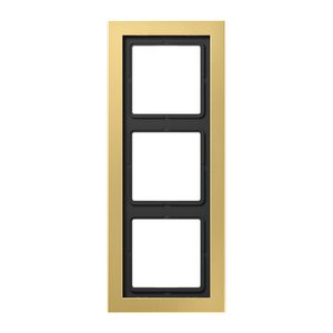 Afdekraam 3-voudig LSD messing klassiek