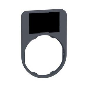 Legend holder 40 x 60mm flush mounted heads plastic VVE=10