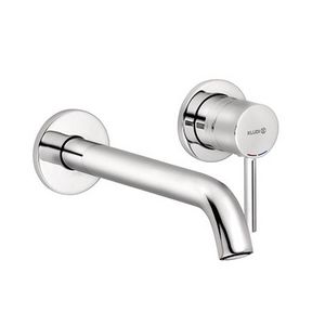 Bozz afb.set wastafelmengkraan chroom 2-gats 1-gr.sprong 220mm