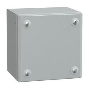 IndustriEle doos Volle deur 150x150x120mm IP66 IK10 Metaal -