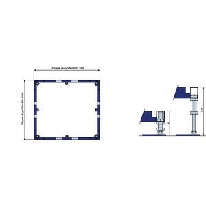 Toebehoren ViFrame v. klein douchebakken v. quaryl U91412300