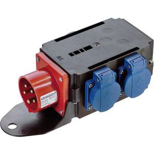 CEE Adapter In: 1x CEE 16A Uit: 3x 16A/230V