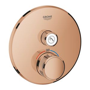 Afbouwdeel Grohtherm smartcontrol douche t warm sunset (bronskleurig) rond