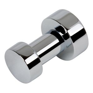 Wandhaak enkel chroom (rozet 20mm) NEMOX