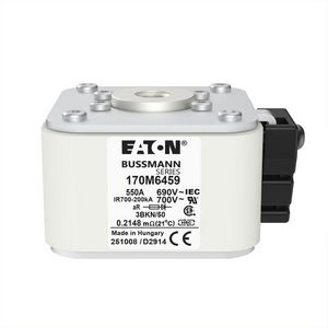 Zekering hoge snelheid 550A AC 690V 200kA 3 aR IEC UL VVE=3