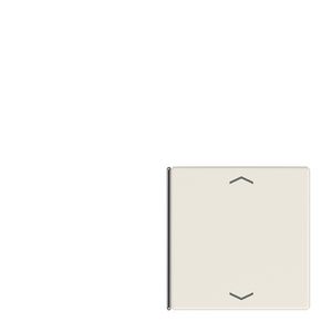 Tastafdekking 4-voudig pijl LS wit KNX