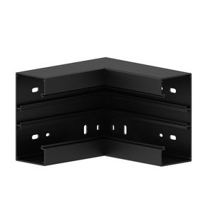 Binnenhoekstuk GGK BR/A/S 60x130/80 ZK1st zwart RAL9005