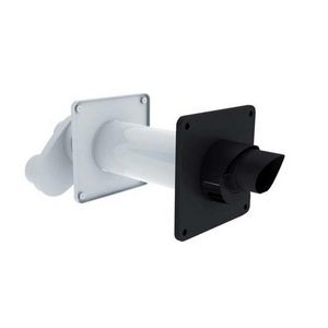 Geveldoorvoer safe-PP 80/125mm + adapter