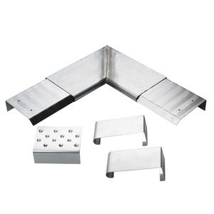 Zinken binnenhoekstuk v. Quick-fix deklijst 45/40mm compleet