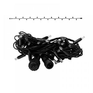Lichtsnoer PS36 IP44 30 LED 2400K WW+ L=3mtr. zwart