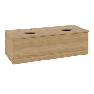 Wastafelonderkast Antao 1200x360x500mm Honey Oak K35051HN