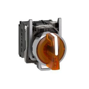 Keuzeschakelaar Verlicht Metaal 3 standen Blijft in s XB4