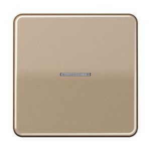 Tastafdekking 1voudig CD500 goudbrons KNX RF