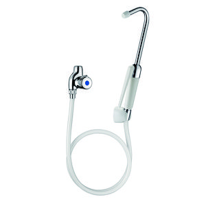 Bedpanspoeler met stopkraan sproeier met straalbreker