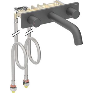 Wandmengkraan 2knops rond: gl.chroom/ L=16.5cm ONE 2021
