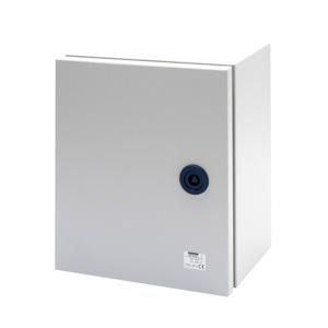 METALEN KAST BLANCO DEUR VOORZIEN SLOT 250x300x160 IP55