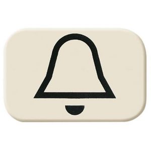 Bellsymbool voor bedieningswip SI/AP creme