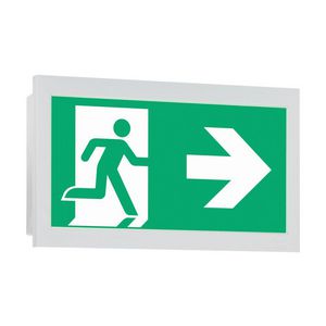 Noodverlichting wand opbouw decentraal AT/CGLine+ vluchtroute aanduiding 20/30m