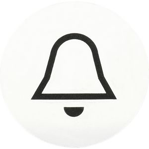 Voelbaar transparant belsymbool SI