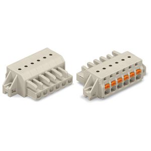1-draads FE steker druk li.grijs 2721-102/031-000 VVE=100