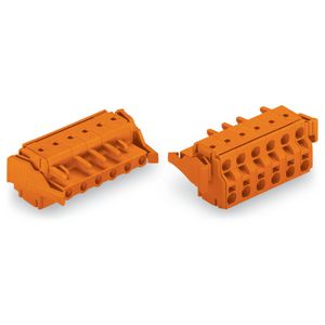 2-draads FE steker 2,5 mm² oranje 231-2702/037-000 VVE=50