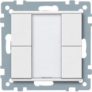 Impulsdrukker 2-voudig plus Polarwit Systeem M KNX