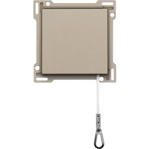 Afwerkingsset trekdrukknop champagne coated