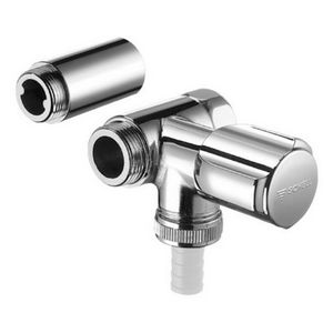 Aansluitkraan COMFORT RV3/4" chroom voor wandkranen rechts