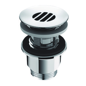 Afvoerplug 1.1/4" m. sleufrooster en overloopgaten