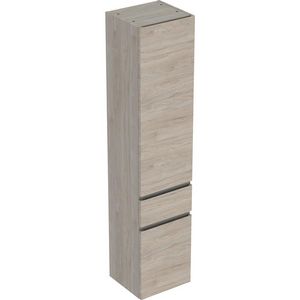 Renova Plan hoge kast+2 deur 1la 39x180cm licht noot hickory