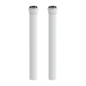 KPW-actie set a 2st. rookgasverlengpijp EasySafe PP concentrisch 60/100 L=1000mm (410470872) Burgerhout