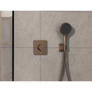 ShowerSelect Comfort Q thermostaat afbouwdeel tbv inbouw voor 2 functies Brushed Bronze
