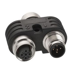CANopen bus Y connector 1xM12 vrouwelijk/1xM12 m Modicon TM7