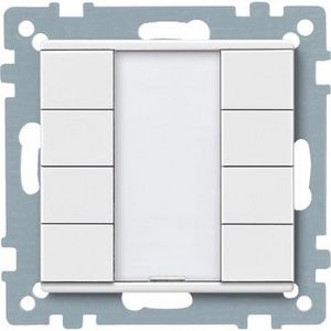 Impulsdrukker 4-voudig plus Polarwit Systeem M KNX