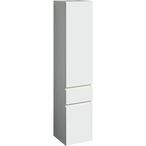 Renova Plan hoge kast+2 deuren 1 lade 39x180cm wit hoogglans