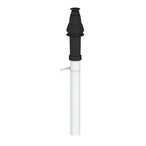 KPW-actie dakdoorvoer EasySafe Skyline 3000 PP concentrisch 60/100 zwart L=1280MM (410452742) Burgerhout