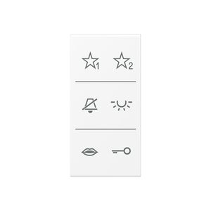 Audio designcover A/AS, sneeuwwit mat