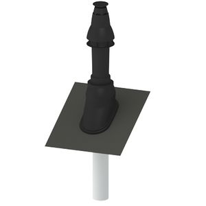 KPW-actie combipakket dakdoorvoer EasySafe Skyline 60/100 L=1625mm incl. doorvoerpan FX Easy (400472009) Burgerhout