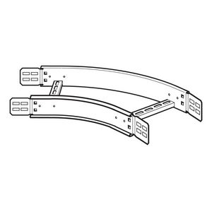Bochtstuk 90gr.RVS316 B150 H100