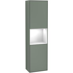 Hoge kast Finion 418x1516x270mm Olive Matt Lacquer F460GFGM