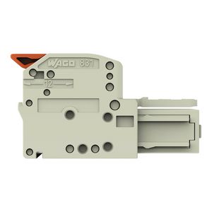 1-draads female steker Hendel Push-in CAGE CLAMP VVE=12