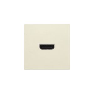 Afwerkingsset met HDMI-naar-HDMI-aansl. cream