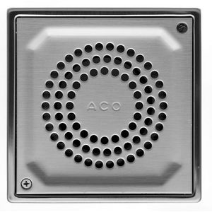 Bovendeel afvoerput Standard 200x200mm RVS excl. puthuis