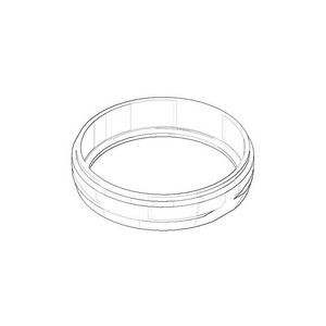 Ring 36x8x36mm Platina gebors.
