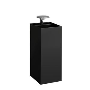 Vloerstaande vrijstaande Wastafel 38X44 zwart H8113310208151