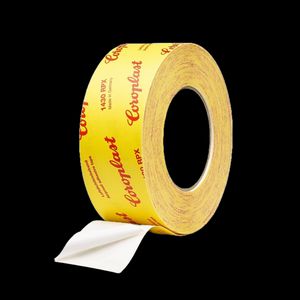 Luchtdicht tape gecoat papier dampdicht 100mmx40m geel VVE=3