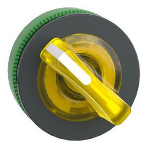 Kop voor keuzeschakelaar 2 pos Geel Blijft in stand Verl XB5